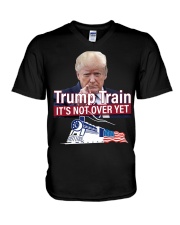 Trump Train V-Neck T-Shirt tile