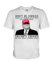 Don't be fooled V-Neck T-Shirt tile
