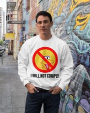 I will not comply Crewneck Sweatshirt lifestyle-unisex-sweatshirt-front-2