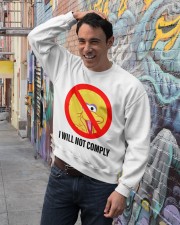 I will not comply Crewneck Sweatshirt lifestyle-unisex-sweatshirt-front-4