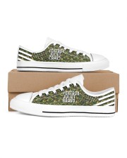 Foxtrox Juliet Bravo Men's Low Top White Shoes inside-left-outside-left
