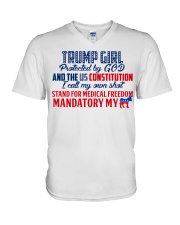 Trump Girl V-Neck T-Shirt tile
