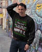 This is my ugly all the time Sweater Crewneck Sweatshirt lifestyle-unisex-sweatshirt-front-4