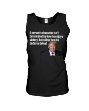 But rather how he endures defeat Unisex Tank tile