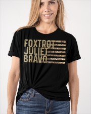 Foxtrot Juliet Bravo Classic T-Shirt apparel-classic-tshirt-lifestyle-front-101