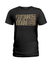 Foxtrot Juliet Bravo Ladies T-Shirt tile