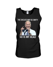 The shelves may be empty Unisex Tank tile