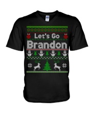 Let's Go Brandon V-Neck T-Shirt tile