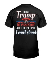 I Love Trump Classic T-Shirt back