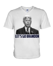 Let's Go Brandon V-Neck T-Shirt tile