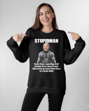 Stupidman Crewneck Sweatshirt apparel-crewneck-sweatshirt-lifestyle-front-11
