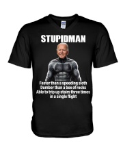 Stupidman V-Neck T-Shirt tile