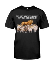 They want herd mentality Classic T-Shirt tile