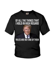 rules are not one of them Youth T-Shirt tile
