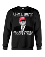 I love Trump Crewneck Sweatshirt tile