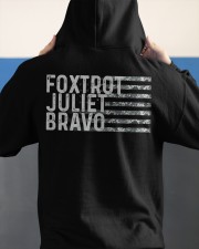 Foxtrot Juliet Bravo Hooded Sweatshirt apparel-hooded-sweatshirt-lifestyle-back-55