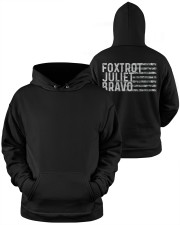 Foxtrot Juliet Bravo Hooded Sweatshirt apparel-hooded-sweatshirt-lifestyle-front-38