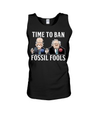 Time to ban fossil fools Unisex Tank tile