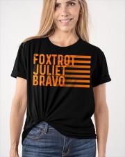 Foxtrot Juliet Bravo Classic T-Shirt apparel-classic-tshirt-lifestyle-front-101