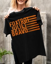 Foxtrot Juliet Bravo Classic T-Shirt apparel-classic-tshirt-lifestyle-front-117