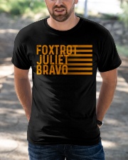 Foxtrot Juliet Bravo Classic T-Shirt apparel-classic-tshirt-lifestyle-front-50