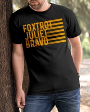 Foxtrot Juliet Bravo Classic T-Shirt apparel-classic-tshirt-lifestyle-front-51