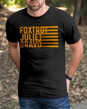 Foxtrot Juliet Bravo Classic T-Shirt apparel-classic-tshirt-lifestyle-front-52