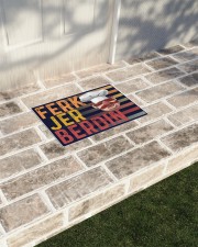 Ferk Jer Berdin Doormat 22.5" x 15" aos-doormat-22-5x15-lifestyle-front-18