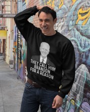 They call him Brandon for a reason Crewneck Sweatshirt lifestyle-unisex-sweatshirt-front-4