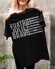 Foxtrot Juliet Bravo Classic T-Shirt apparel-classic-tshirt-lifestyle-front-117