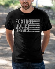 Foxtrot Juliet Bravo Classic T-Shirt apparel-classic-tshirt-lifestyle-front-50