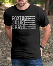 Foxtrot Juliet Bravo Classic T-Shirt apparel-classic-tshirt-lifestyle-front-52