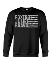 Foxtrot Juliet Bravo Crewneck Sweatshirt tile