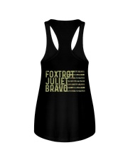 Foxtrot Juliet Bravo Ladies Flowy Tank tile
