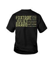 Foxtrot Juliet Bravo Youth T-Shirt tile