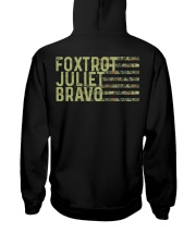 Foxtrot Juliet Bravo Hooded Sweatshirt tile