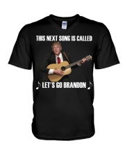 This next song is called Let's go Brandon V-Neck T-Shirt tile