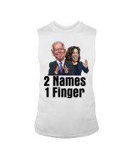 2 Names 1 Finger Sleeveless Tee tile