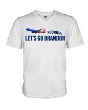 Let's Go Brandon V-Neck T-Shirt tile