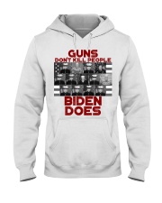Guns don't kill people Hooded Sweatshirt tile
