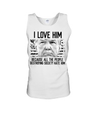I love him Unisex Tank tile