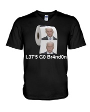 L37'5 G0 Br4nd0n V-Neck T-Shirt tile