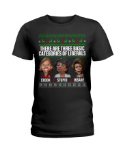 There are three basic categories of liberals Ladies T-Shirt tile