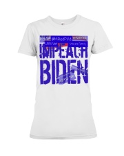 Impeach Biden Premium Fit Ladies Tee tile