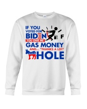 If you voted for Biden Crewneck Sweatshirt tile