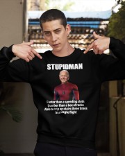 Stupidman Crewneck Sweatshirt apparel-crewneck-sweatshirt-lifestyle-04