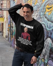 Stupidman Crewneck Sweatshirt lifestyle-unisex-sweatshirt-front-4
