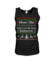 Don't Let Me Vote Democrat Unisex Tank tile
