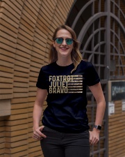 Foxtrot Juliet Bravo Ladies T-Shirt lifestyle-women-crewneck-front-2