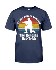 We will always remember the Kenosha hat-trick Premium Fit Mens Tee tile